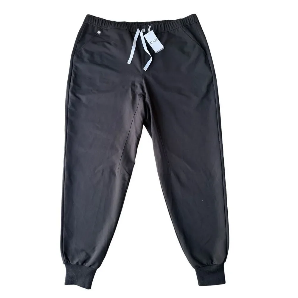 FIGS Men’s Regular Tansen Jogger 2.0 Scrub Pants in Black Size 2X